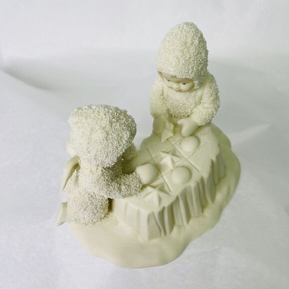 Department 56 Snowbabies "Stars In-A-Row Tic-Tac-Toe" Figurine Statue Retired - Picture 9 of 13